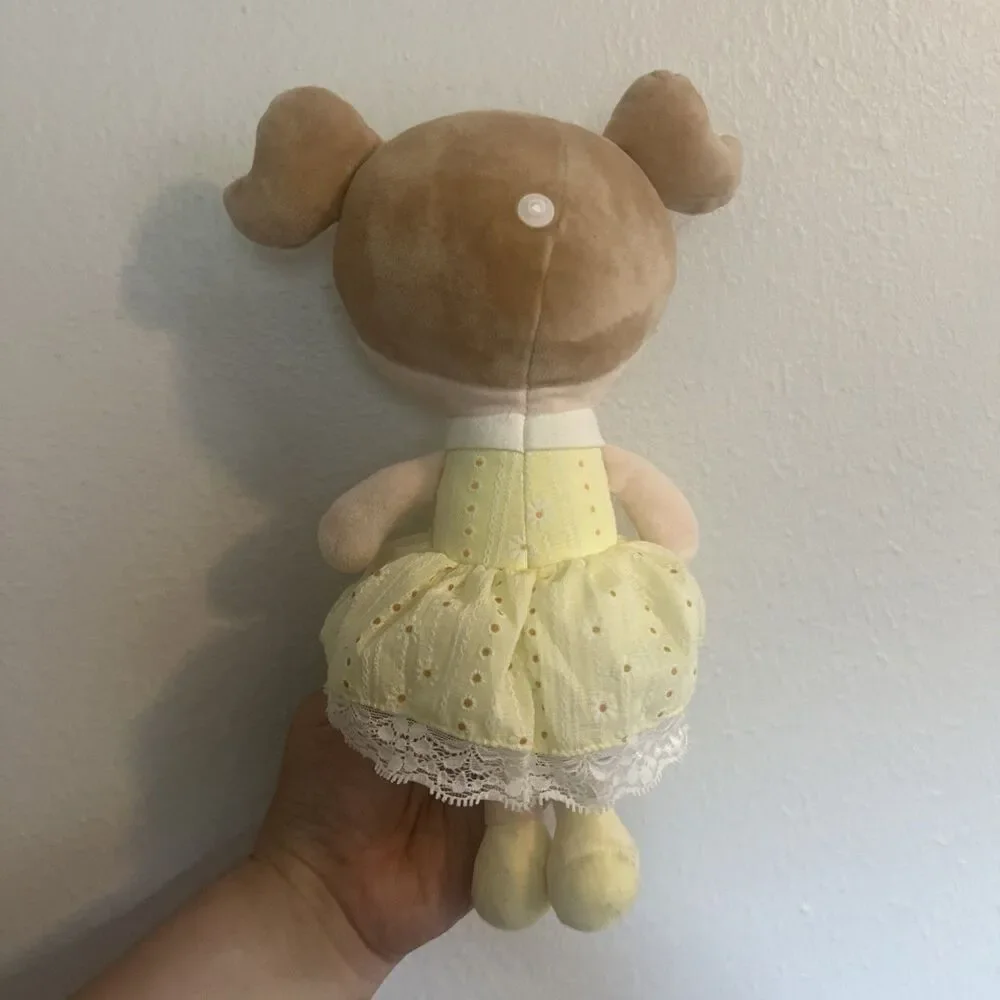 GLOVELEYA 16” SPRING YELLOW DOLL PLUSH TOY